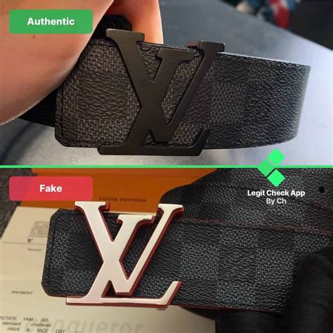 how to tell if louis vuitton belt is real|louis vuitton knockoff belt.